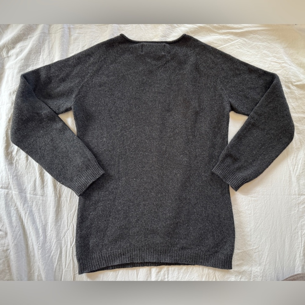 Harley of Scotland Women’s Cashmere/ Merino Rolled Neck Sweater - Small - Picture 2 of 10